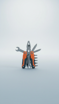 Multi-Tool Mobility Kit With Carry Pouch